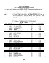 details - Mazagon Dock Limited