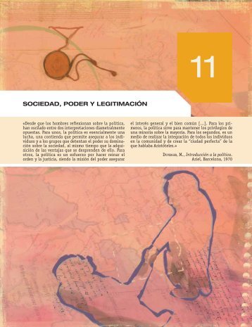 SOCIEDAD, PODER Y LEGITIMACIÓN - McGraw-Hill