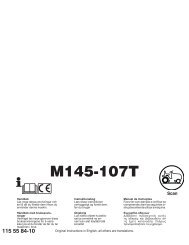 OM, McCulloch, M145-107T, 960410292, 2012-12, Tractor, SE, NO ...