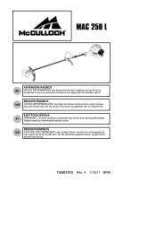 OM, McCulloch, MAC 250 B, 952715682, 2011-01, SE