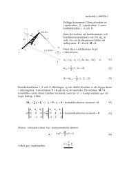 mekanik I, 080526-1 Frilägg kranarmen! Den påverkas av ...