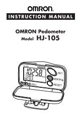OMRON Pedometer - C. Crane Company