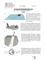 KUNGL. TEKNISKA HÖGSKOLAN Tentamen i 5C1102 Mekanik ...