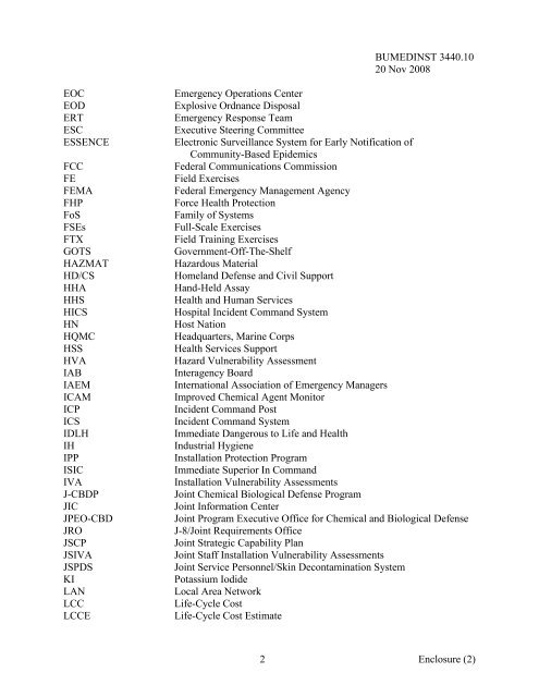 3440.10 with Changes - Navy Medicine - U.S. Navy