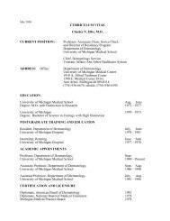 Dr. Ellis' CV - University of Michigan Health System