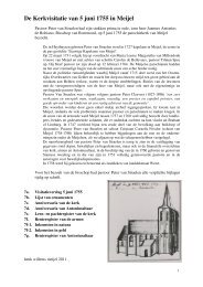 De Kerkvisitatie van 5 juni 1755 in Meijel - Medelo