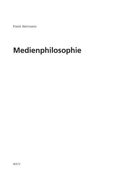 Medienphilosophie