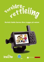 Foreldrerettleiing - Medietilsynet