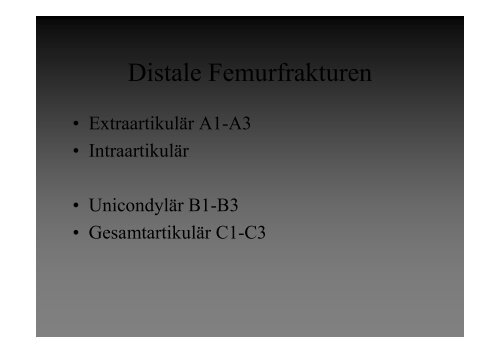 Klassifikation der Beckenfrakturen nach Tile