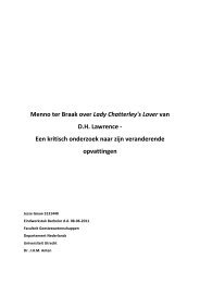 Menno ter Braak over Lady Chatterley's Lover van D.H. Lawrence ...