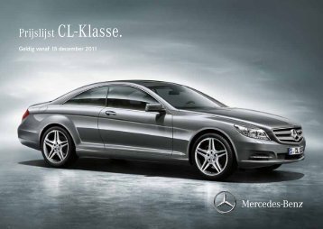 Prijslijst CL (PDF) - Mercedes-Benz in België