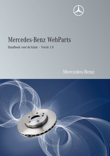 WebParts-handleiding (13869 KB, PDF) - Mercedes-Benz in België