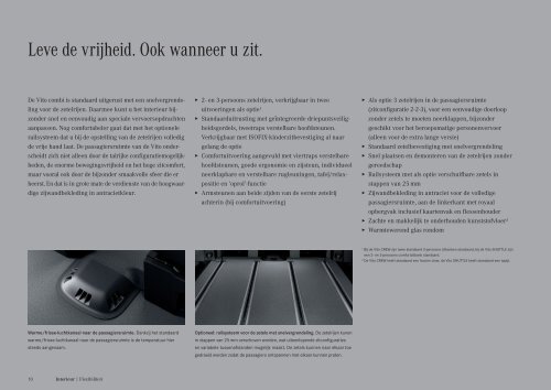 Brochure Vito combi - Mercedes-Benz in België