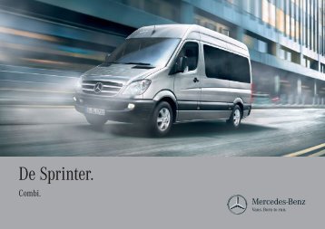 Download de brochure van Sprinter Combi (PDF) - Mercedes-Benz