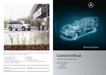 Garantiecertificaat - Mercedes-Benz