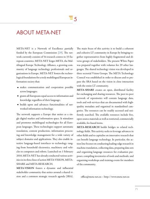 Norsk i den digitale tidsalderen - Meta-Net