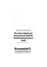 GS-X kägelresare - Brunswick