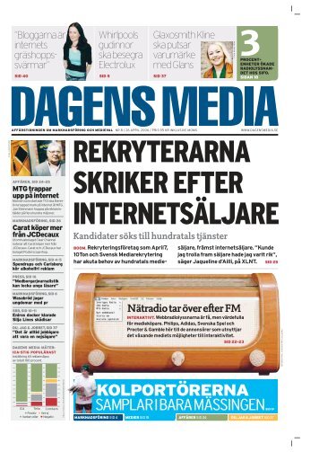 kolportörerna samplar i bara mässingensid 19 - Dagens Media