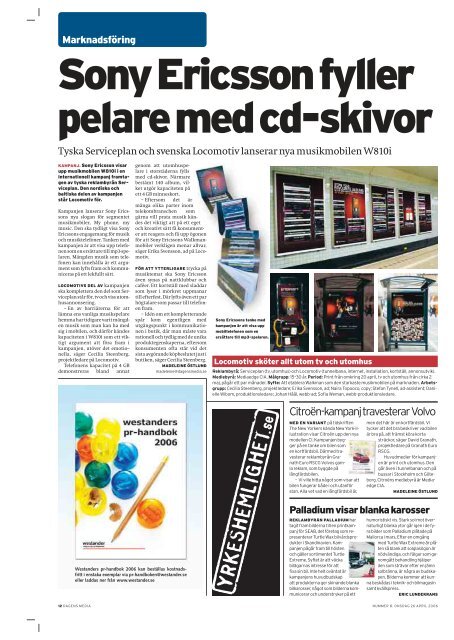 kolportörerna samplar i bara mässingensid 19 - Dagens Media