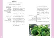 Babymenu 1 Broccoli met aardappel en tartaar - Miele