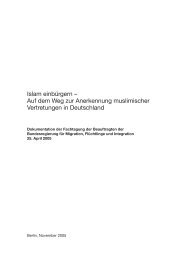 Islam einbürgern – Auf dem Weg zur Anerkennung muslimischer ...