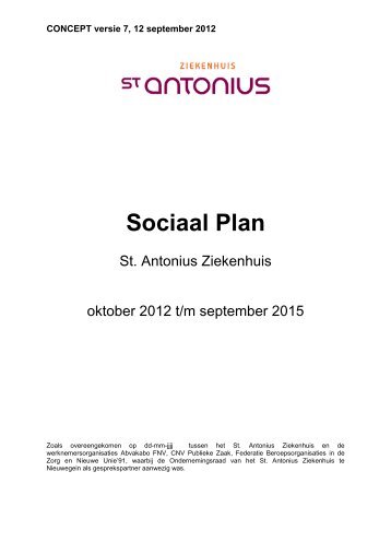 Download en lees het volledige concept sociaal plan