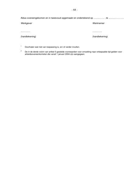 Collectieve Arbeidsovereenkomst Kinderopvang 2007-2008