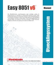 Easy 8051 v6 Utvecklingssystem Manual - MikroElektronika