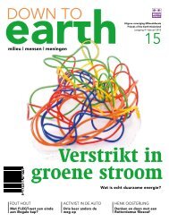 Down to Earth 15 februari 2013 - Milieudefensie