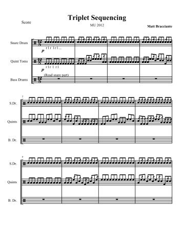 Finale 2009 - [Triplet sequencing]