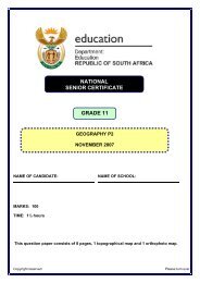 NATIONAL SENIOR CERTIFICATE GRADE 11