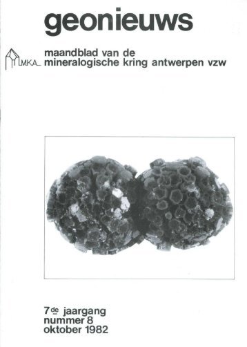 z*hmKA_ maandblad van d e mineralogische kring antwerpen vz w ...