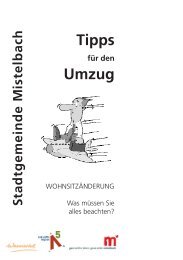 Tipps Umzug - Mistelbach