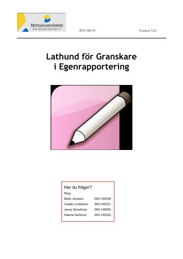 Lathund för Granskare