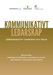 KOMMUNIKATIVT LEDARSKAP OCH HÄLSA - Mittuniversitetet