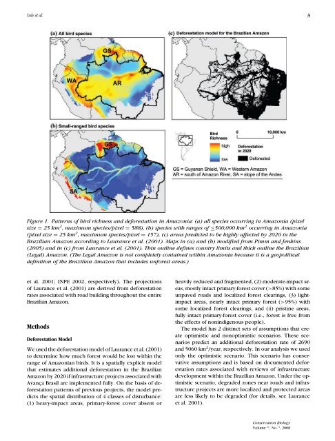 Effects of Future Infrastructure Development on Threat Status and ...