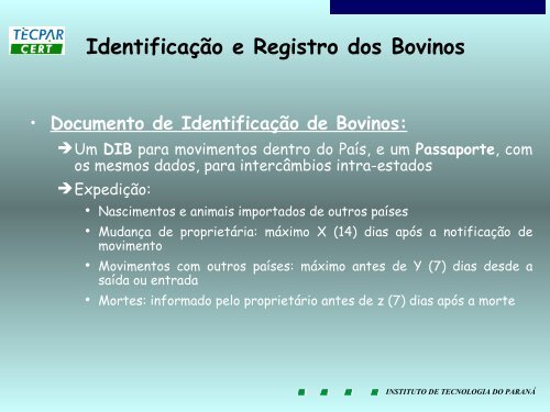 Rastreabilidade - Ministério do Meio Ambiente