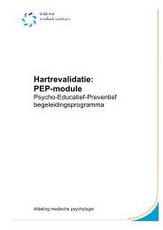 Hartrevalidatie PEP-module - Máxima Medisch Centrum