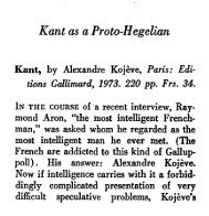 Kant as a Proto-Hegelian