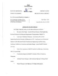 Affidavit of Jon Chiglo - Minnesota Judicial Branch