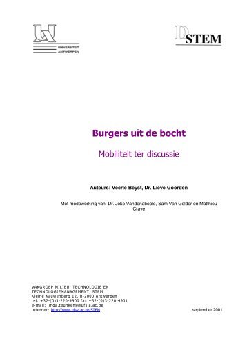 Burgers uit de bocht - Mobiel Vlaanderen