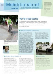 Download pdf-versie van deze Mobiliteitsbrief - Mobiel Vlaanderen