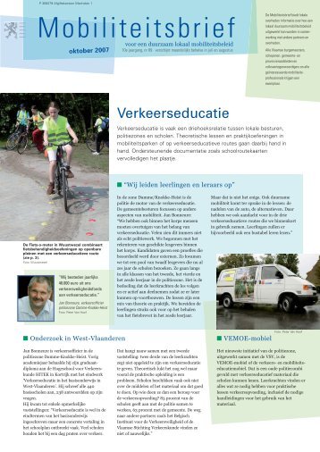 Download pdf-versie van deze Mobiliteitsbrief - Mobiel Vlaanderen