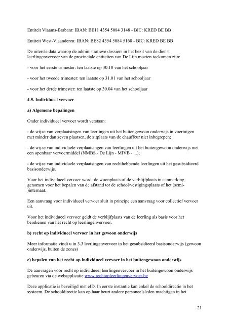 Omzendbrief inzake het leerlingenvervoer NO/2008/02 van - Mobiel ...