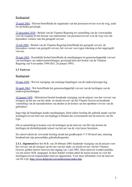 Omzendbrief inzake het leerlingenvervoer NO/2008/02 van - Mobiel ...