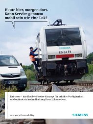 Railcover - Siemens Mobility