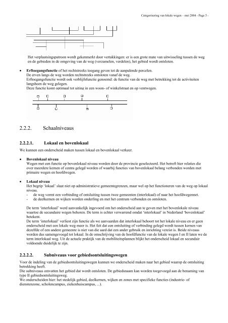 Categorisering van lokale wegen - Mobiel Vlaanderen