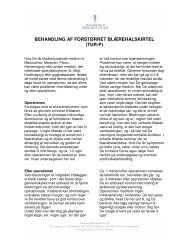 behandling af forstørret blærehalskirtel - Privathospitalet Mølholm