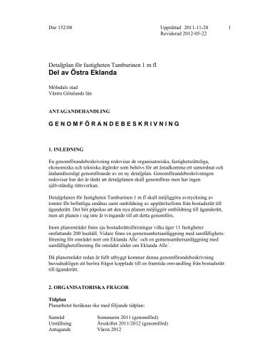 Del av Östra Eklanda - Mölndal