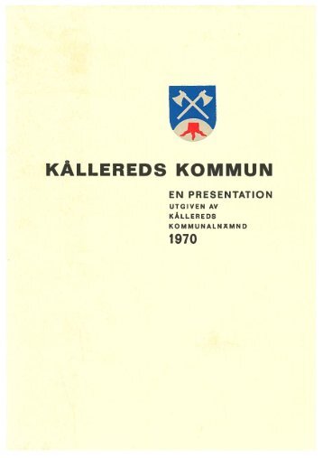 Presentation Kållereds kommun 1970 - Mölndal
